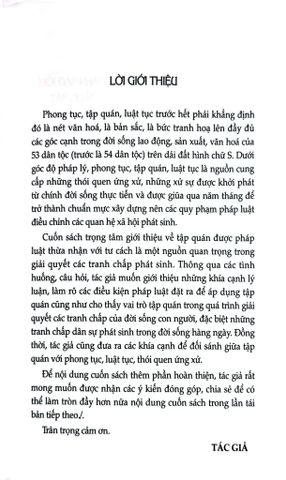  Tư Vấn, Phổ Biến Và Áp Dụng Pháp Luật - Dân Sự (Phong Tục Tập Quán Và Một Số Vấn Đề Sinh Kế) - TS. Kiều Thị Thùy Linh 