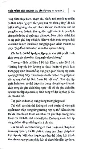  Tư Vấn, Phổ Biến Và Áp Dụng Pháp Luật - Dân Sự (Phong Tục Tập Quán Và Một Số Vấn Đề Sinh Kế) - TS. Kiều Thị Thùy Linh 
