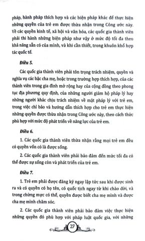  Các Quyền Cơ Bản Của Trẻ Em - Đăng Trường 