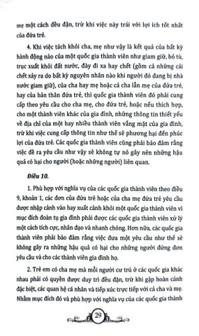  Các Quyền Cơ Bản Của Trẻ Em - Đăng Trường 