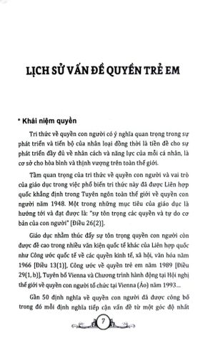  Các Quyền Cơ Bản Của Trẻ Em - Đăng Trường 