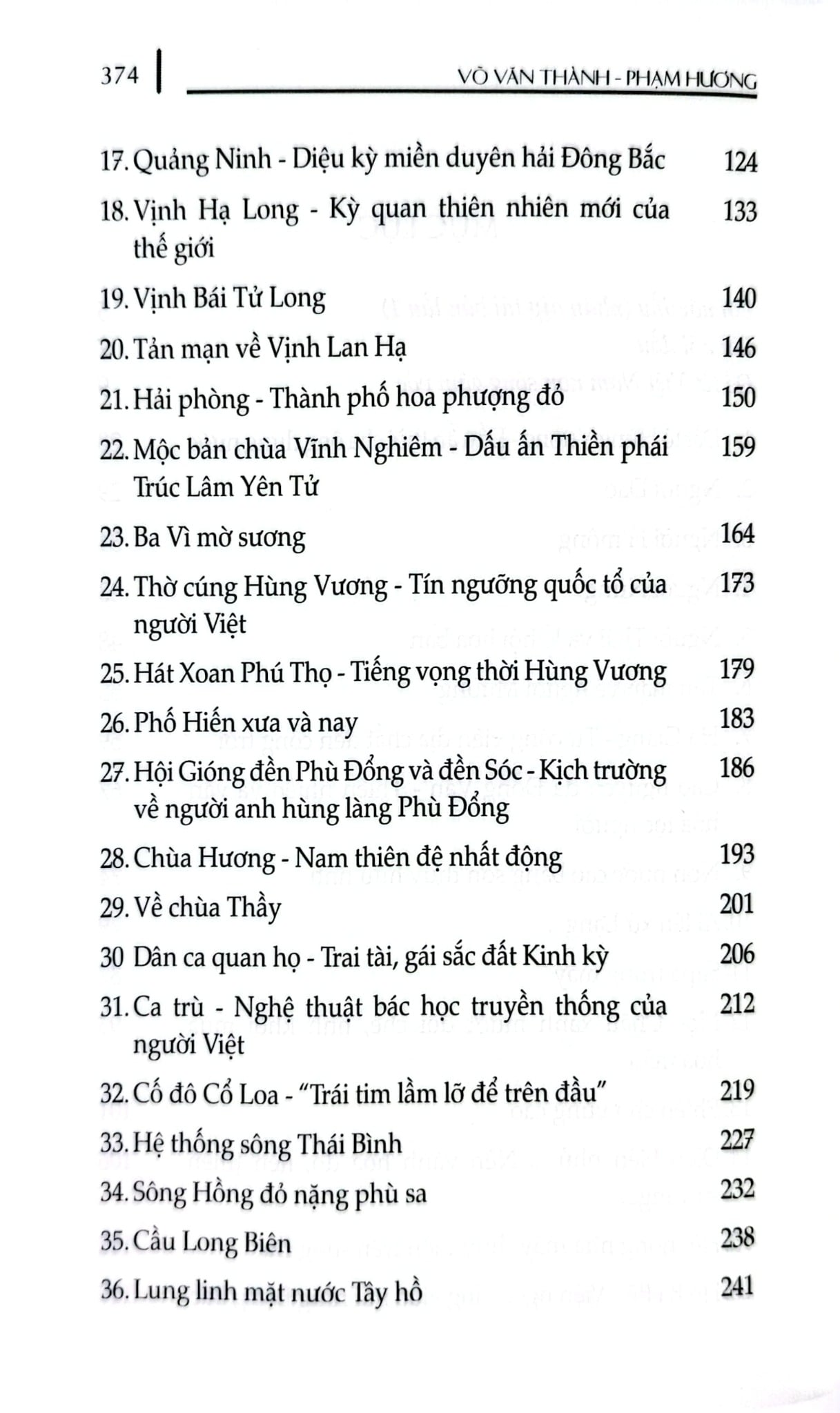 Cẩm Nang Du Lịch - Việt Nam Non Sông Gấm Vóc: Miền Bắc - Võ Văn Thành, Phạm Hương