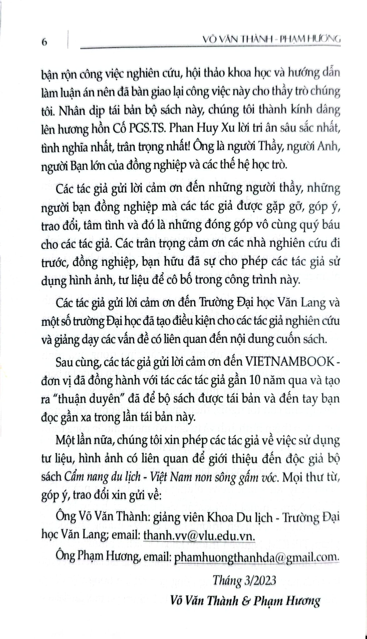 Cẩm Nang Du Lịch - Việt Nam Non Sông Gấm Vóc: Miền Bắc - Võ Văn Thành, Phạm Hương