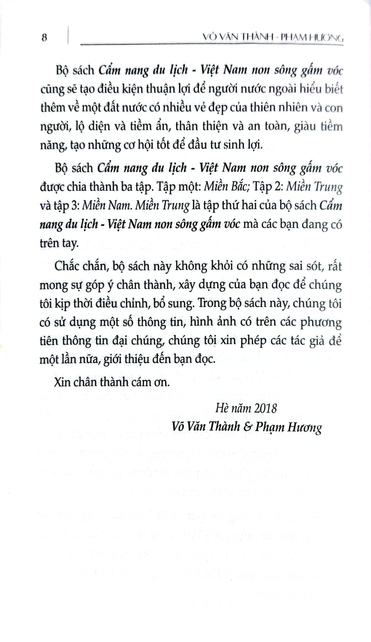 Cẩm Nang Du Lịch - Việt Nam Non Sông Gấm Vóc: Miền Bắc - Võ Văn Thành, Phạm Hương