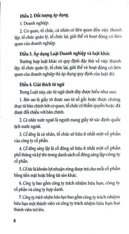  Luật Doanh Nghiệp (Hiện Hành) (Sửa Đổi, Bổ Sung Năm 2022) - Quốc hội 