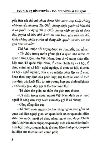  200 Câu Hỏi Và Trả Lời Về Luật Đất Đai Năm 2024 - ThS.NCS.Tạ Đình Tuyên
ThS. Nguyễn Hải Phượng 