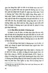 Hướng Dẫn Môn Học Luật Thương Mại - Tập 1 - Nguyễn Thị Dung