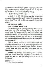 Hướng Dẫn Môn Học Luật Thương Mại - Tập 1 - Nguyễn Thị Dung