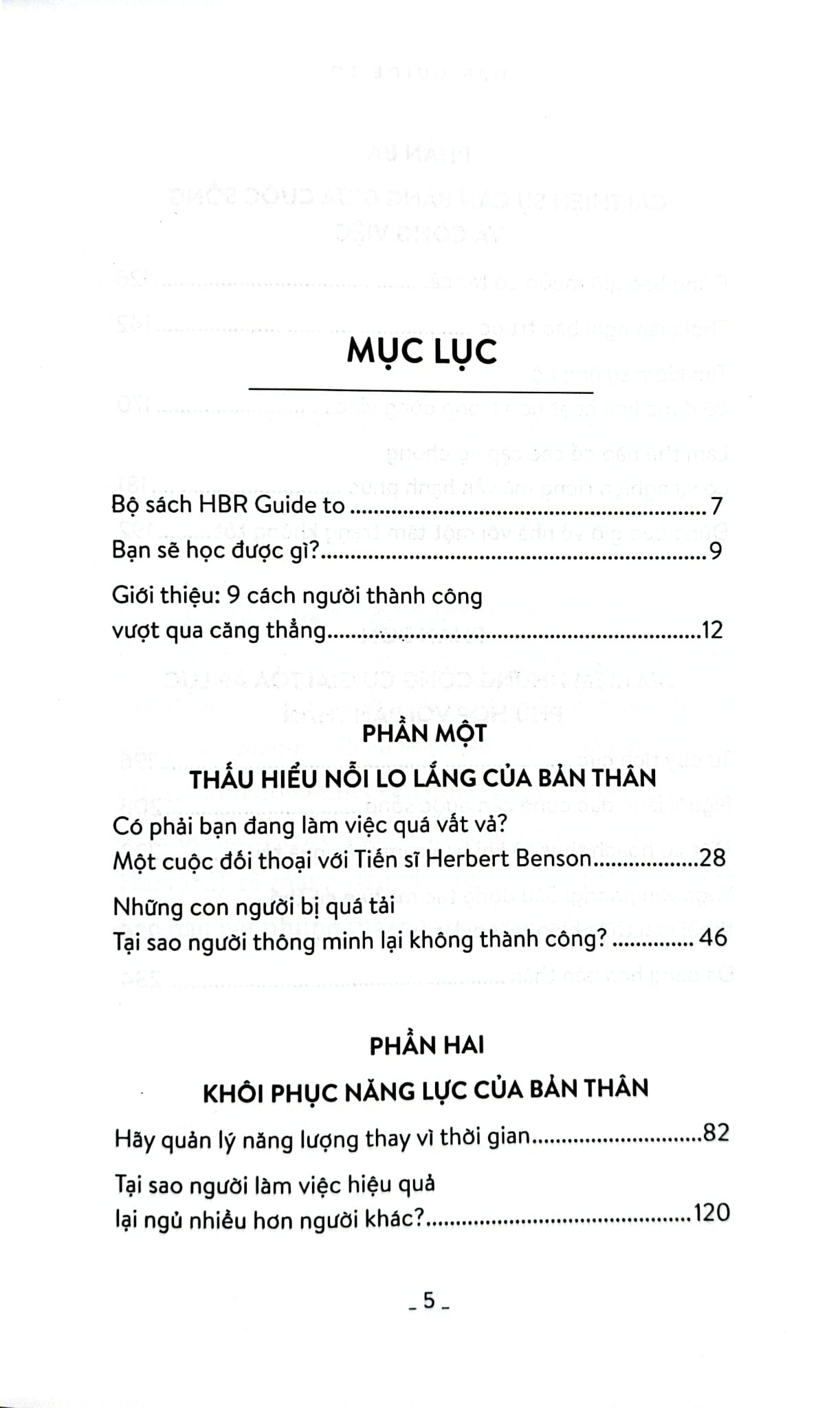 HBR Guide To – Giải Tỏa Áp Lực - Harvard Business Review Press