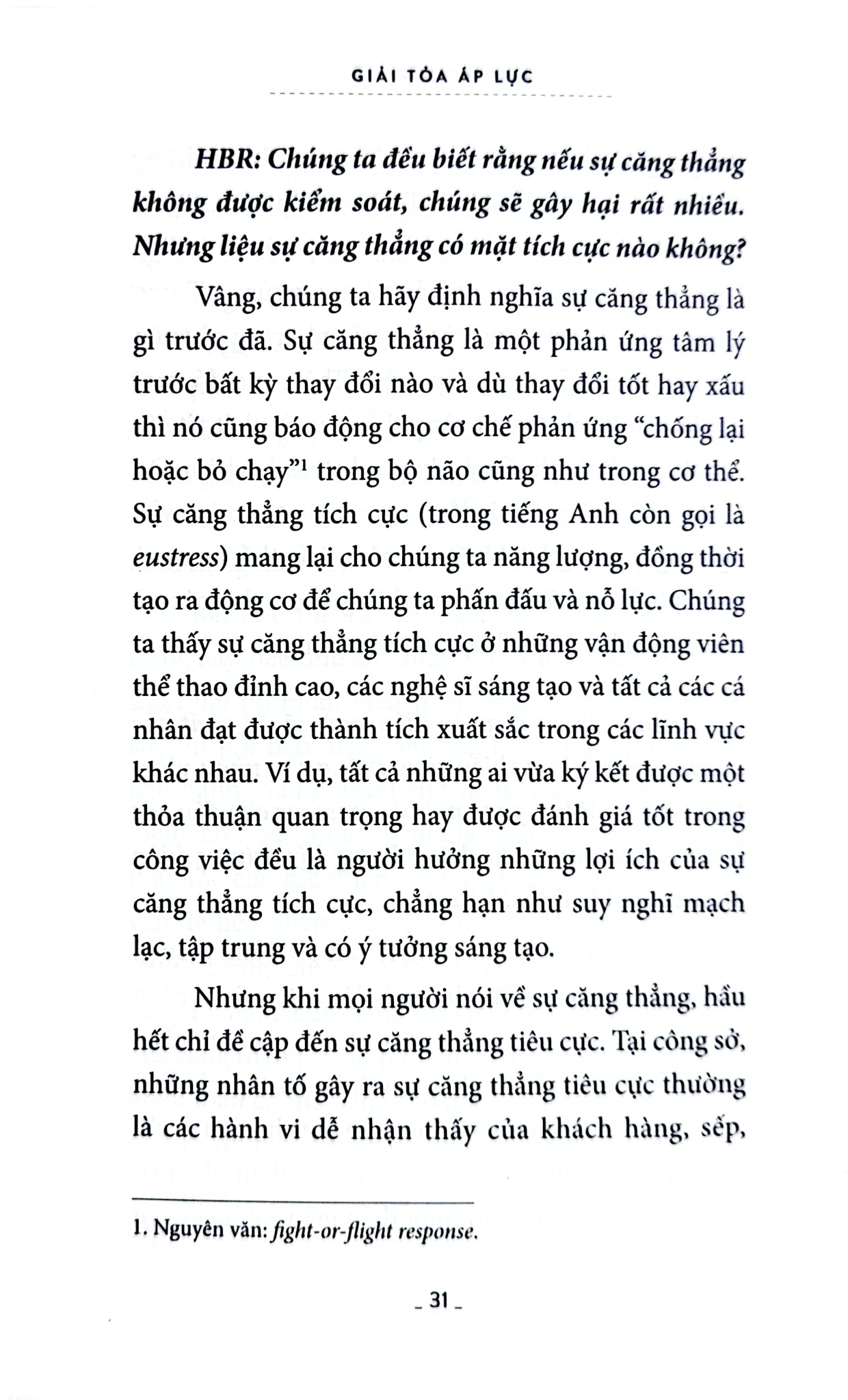 HBR Guide To – Giải Tỏa Áp Lực - Harvard Business Review Press