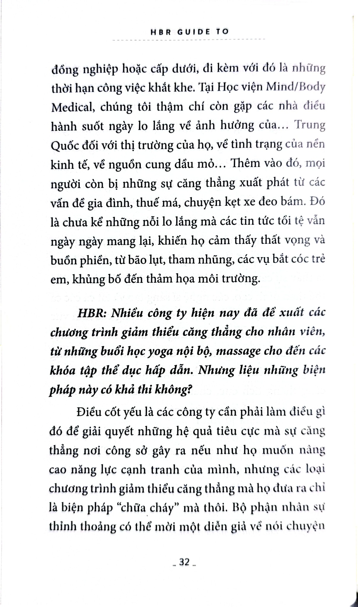 HBR Guide To – Giải Tỏa Áp Lực - Harvard Business Review Press