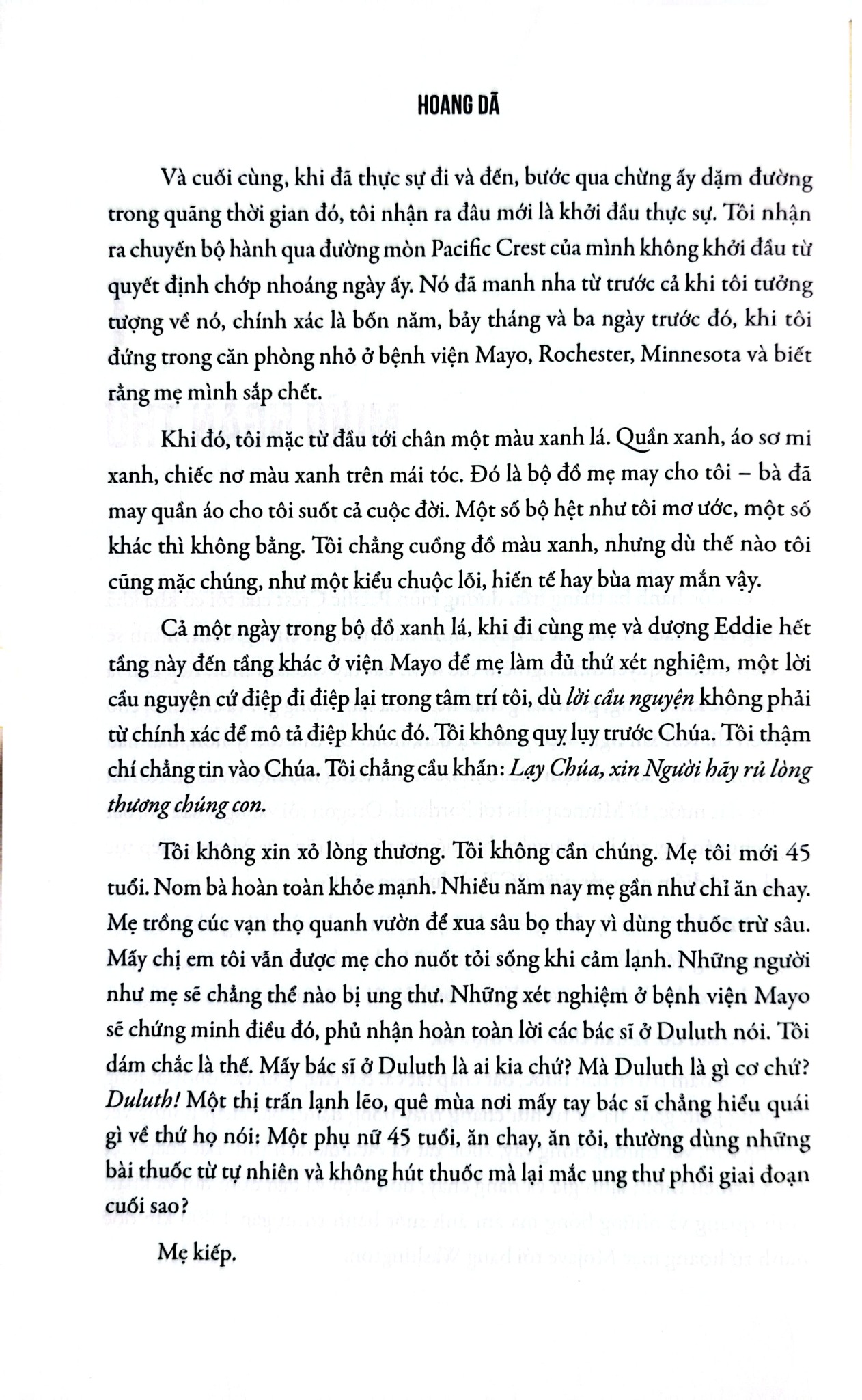 Hoang Dã - Cheryl Strayed
