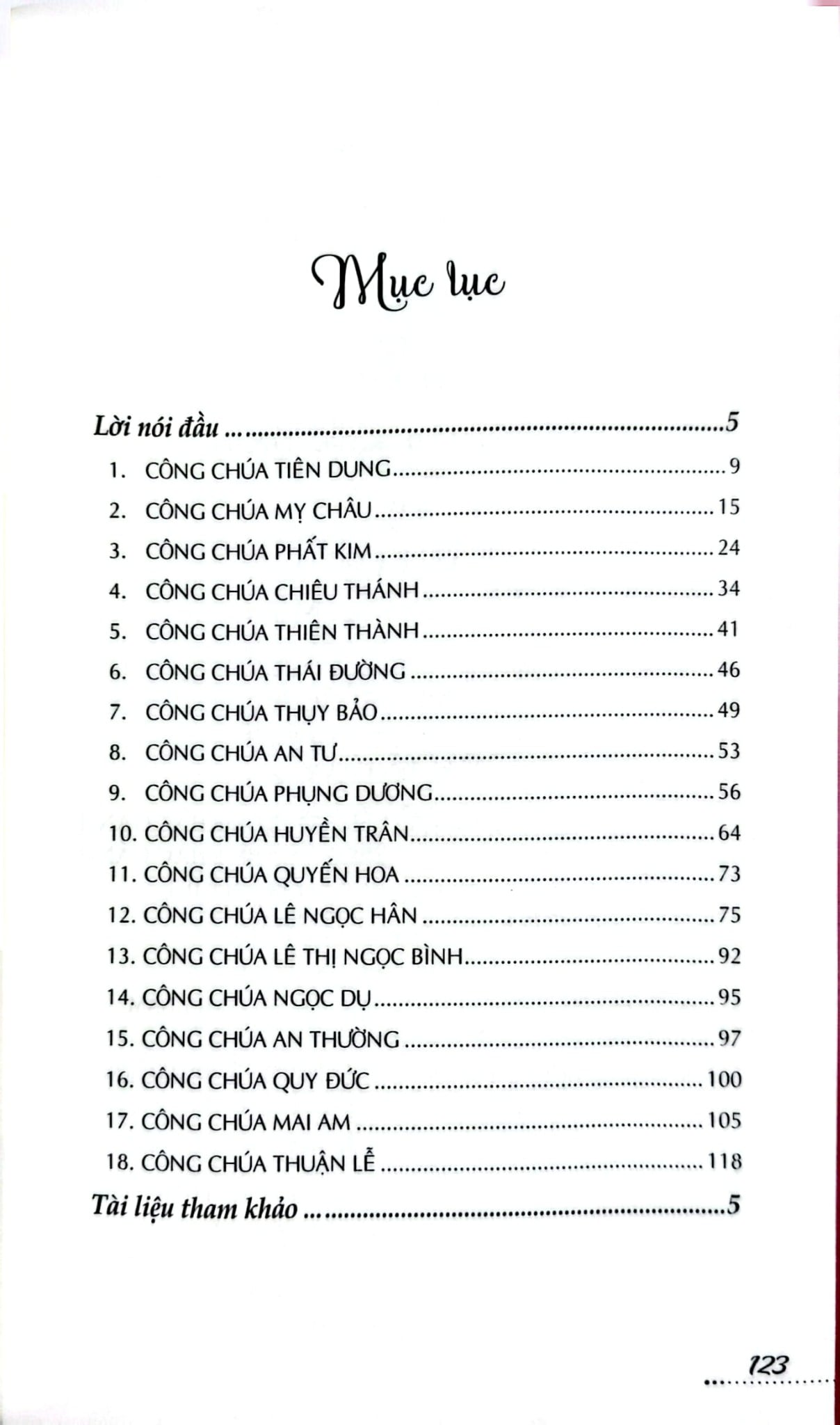 18 Vị Công Chúa Việt Nam - Đặng Việt Thuỷ