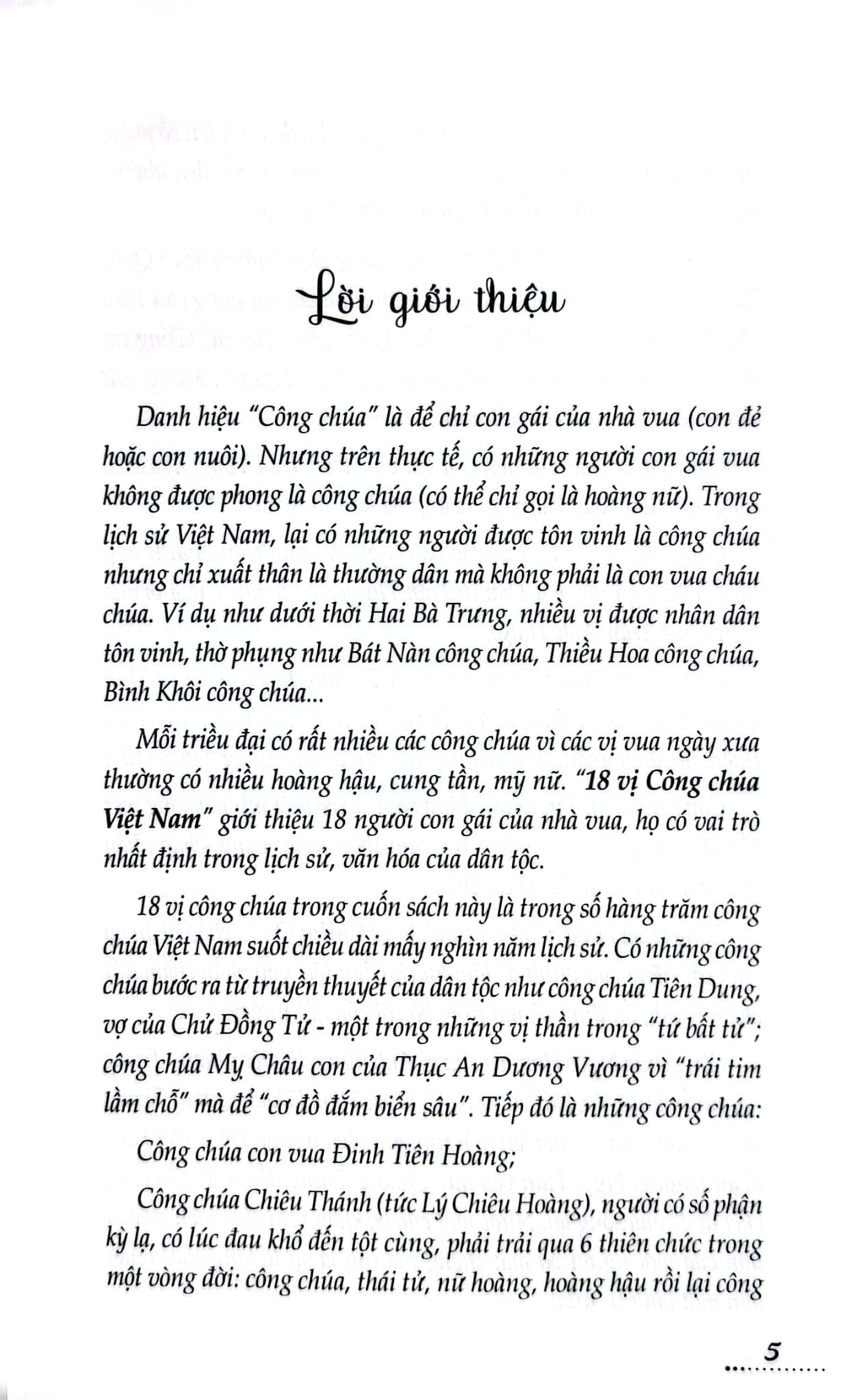 18 Vị Công Chúa Việt Nam - Đặng Việt Thuỷ