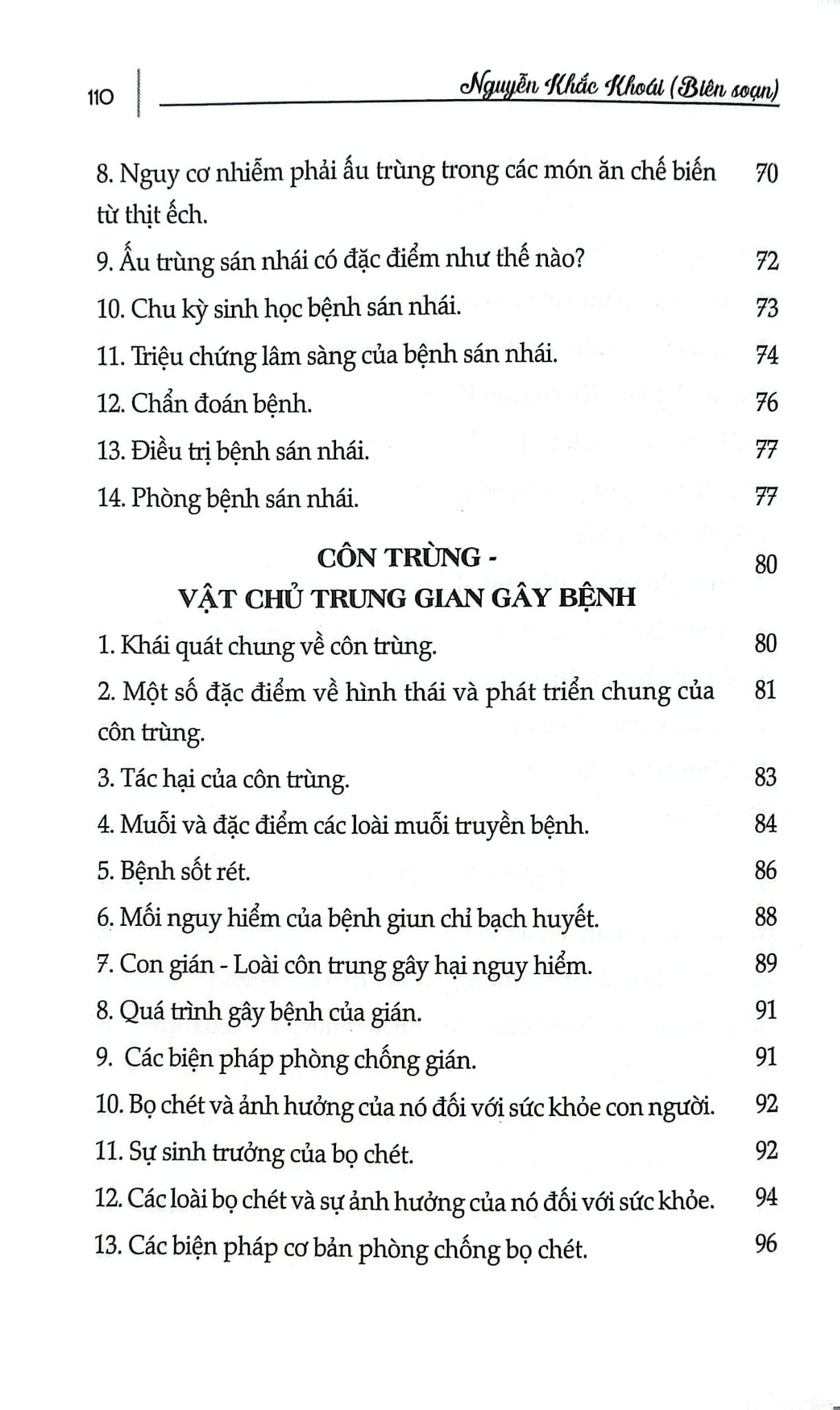Sức Khỏe Là Vàng - Phòng Trị Bệnh Giun, Sán, Côn Trùng - Nguyễn Khắc Khoái