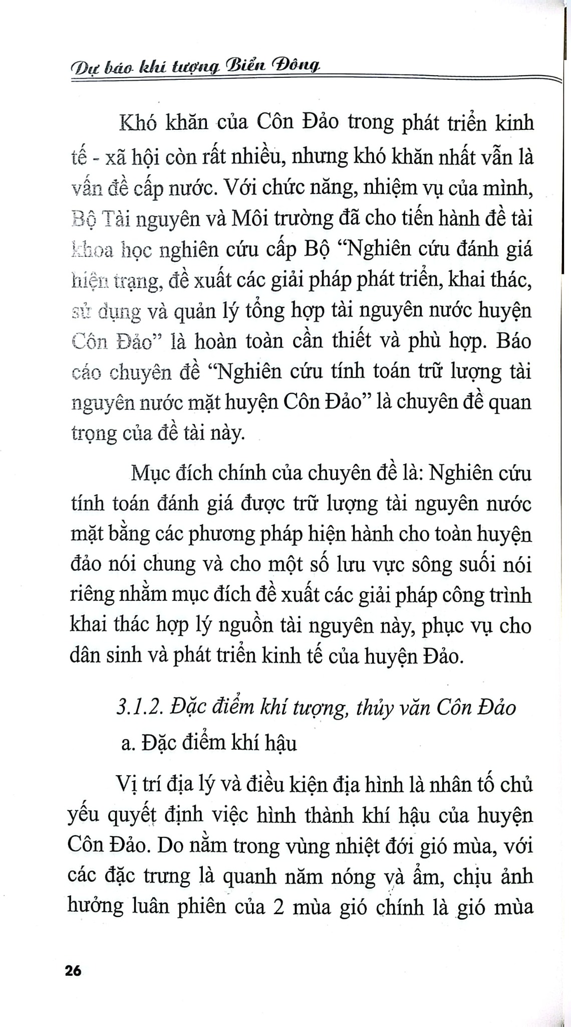 Dự Báo Khí Tượng Biển Đông - Văn hóa