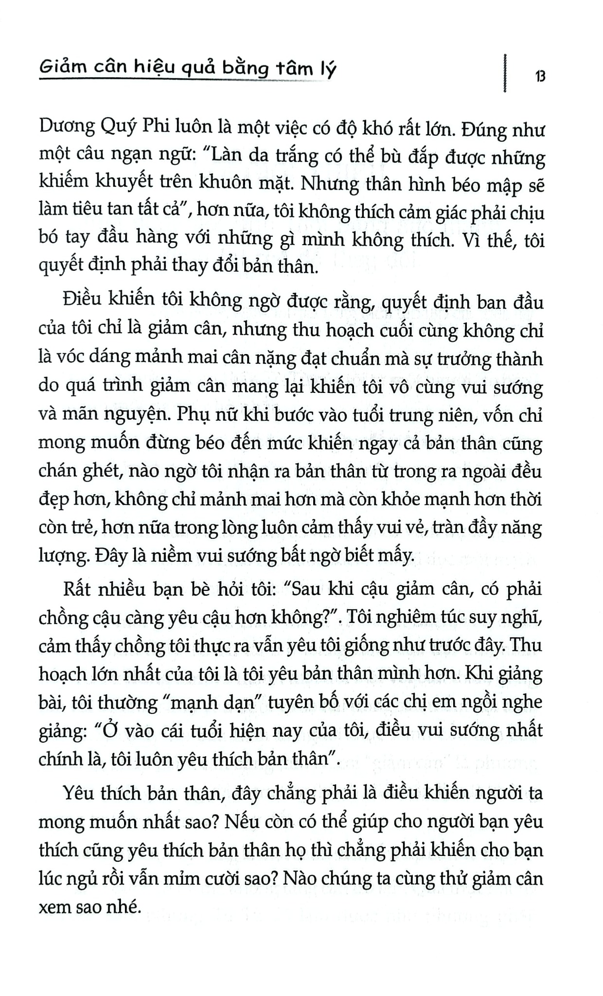 Giảm Cân Hiệu Quả Bằng Tâm Lý - Từ Từ
