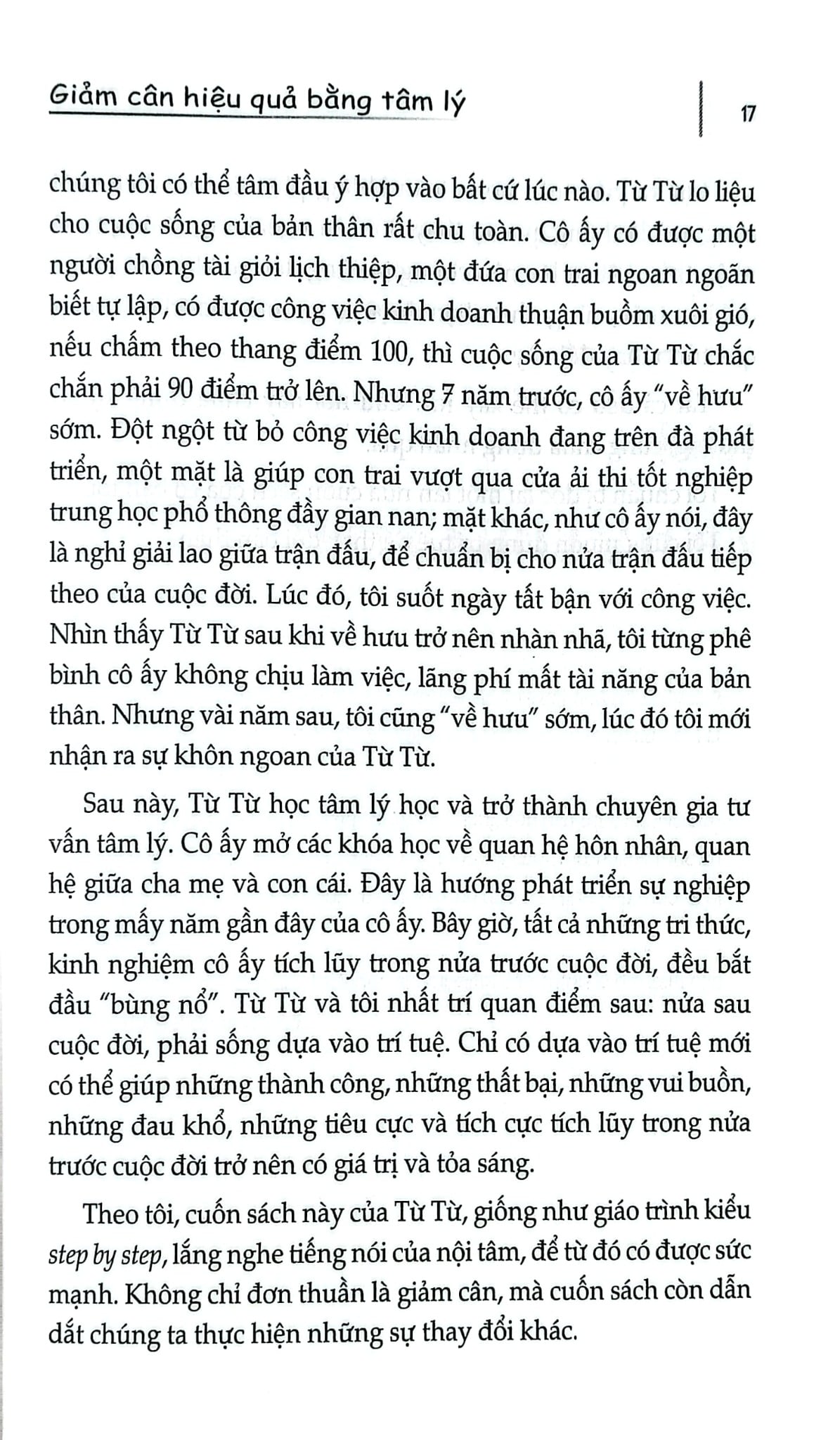 Giảm Cân Hiệu Quả Bằng Tâm Lý - Từ Từ