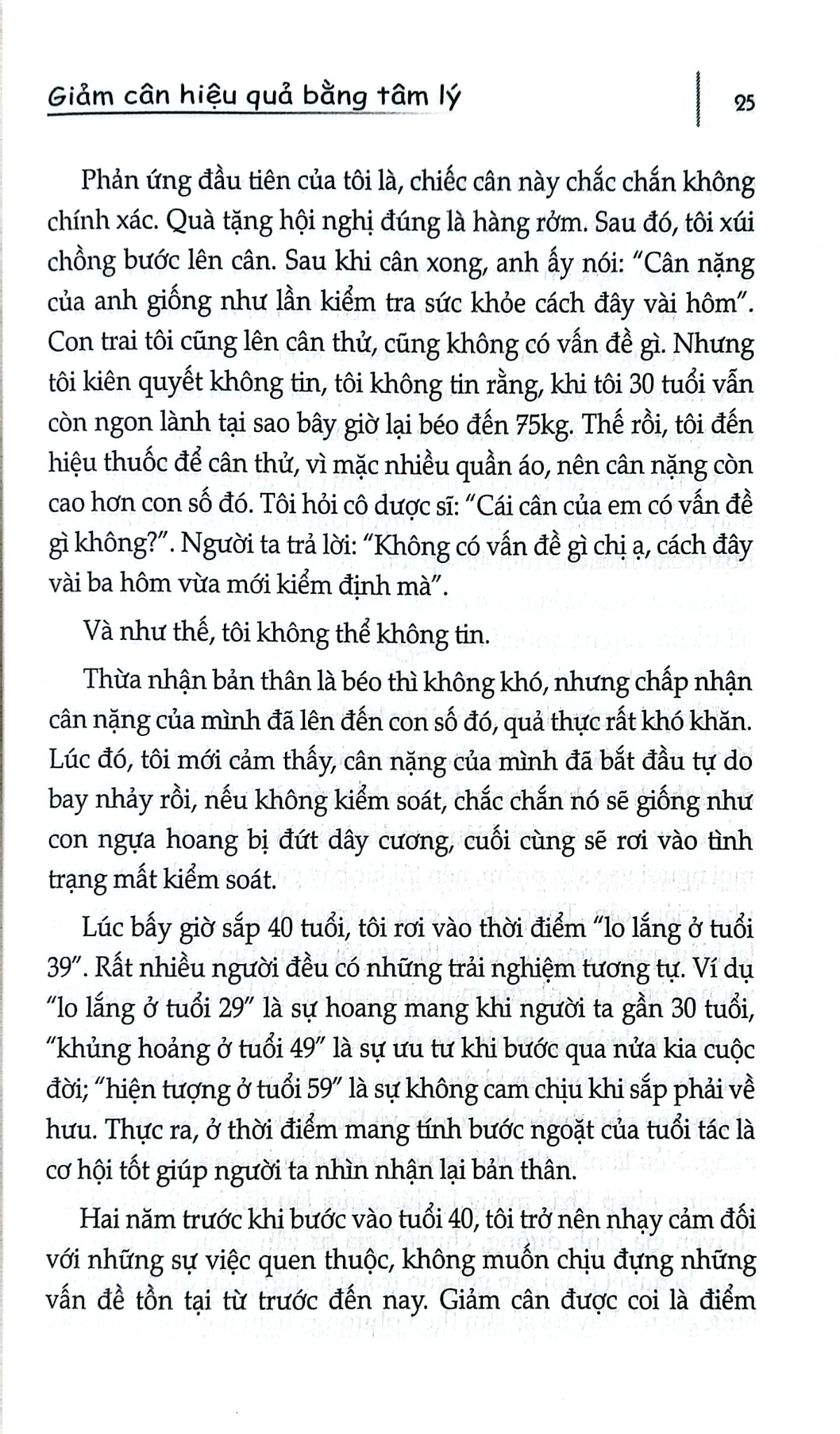 Giảm Cân Hiệu Quả Bằng Tâm Lý - Từ Từ