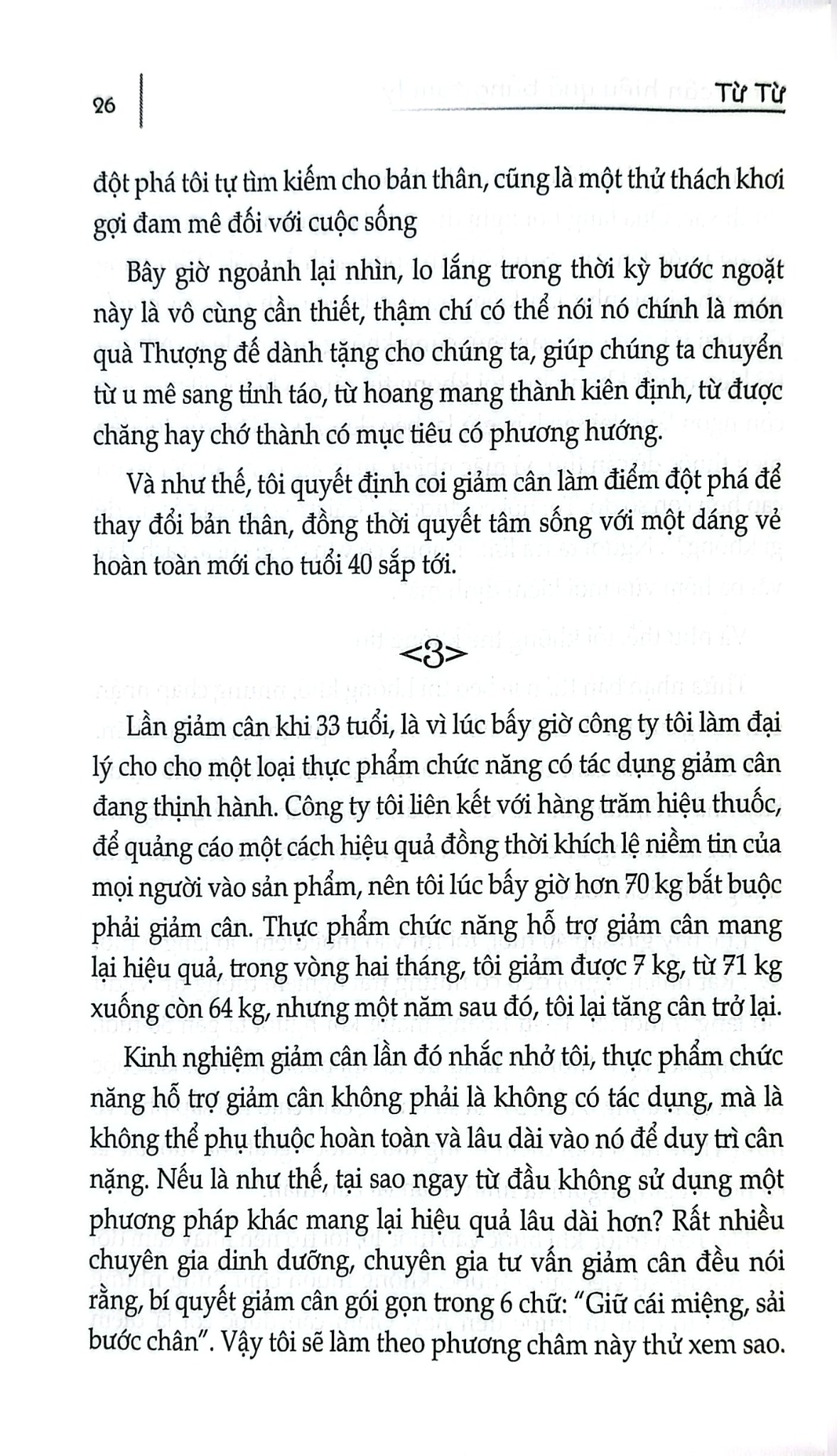 Giảm Cân Hiệu Quả Bằng Tâm Lý - Từ Từ