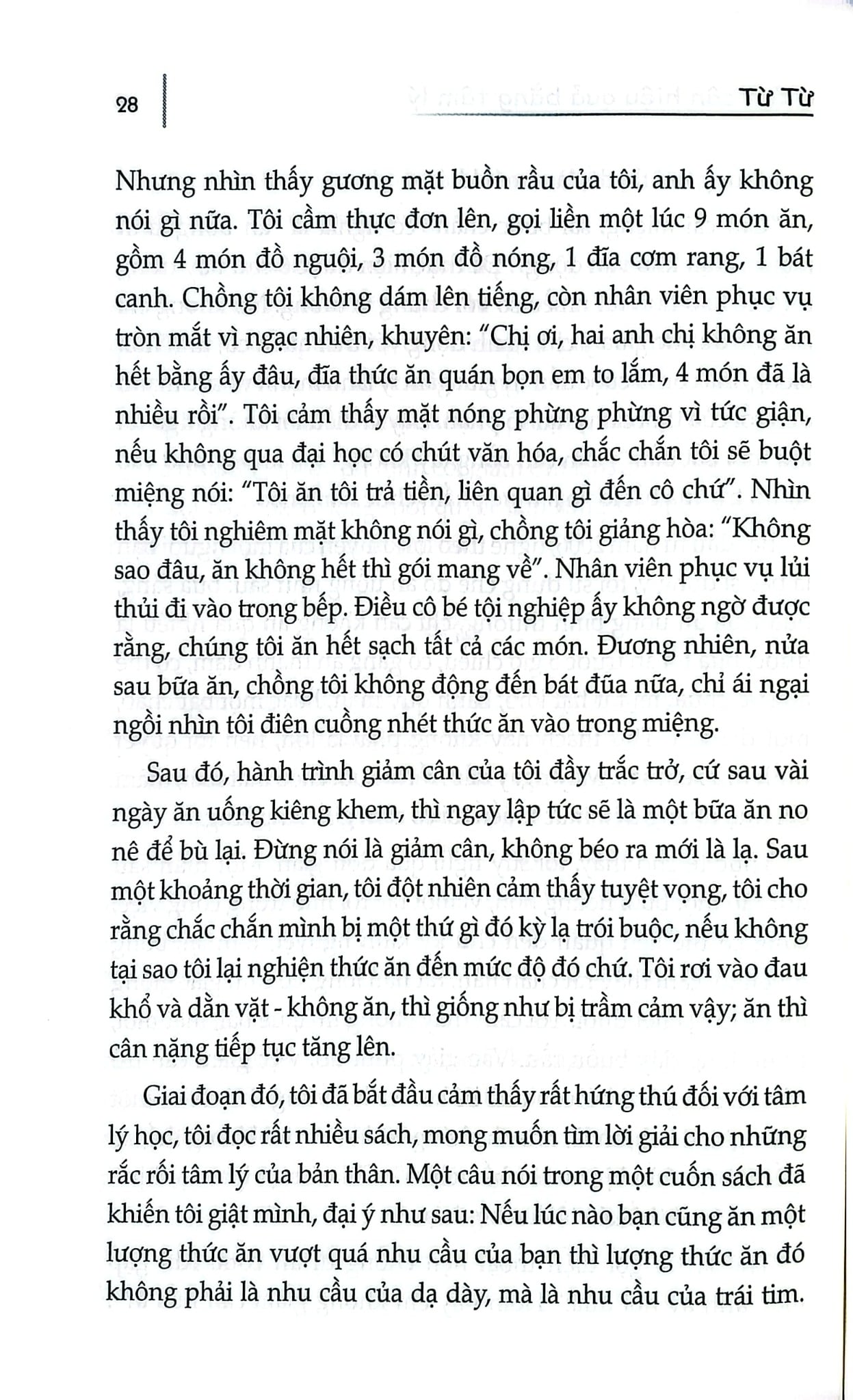 Giảm Cân Hiệu Quả Bằng Tâm Lý - Từ Từ