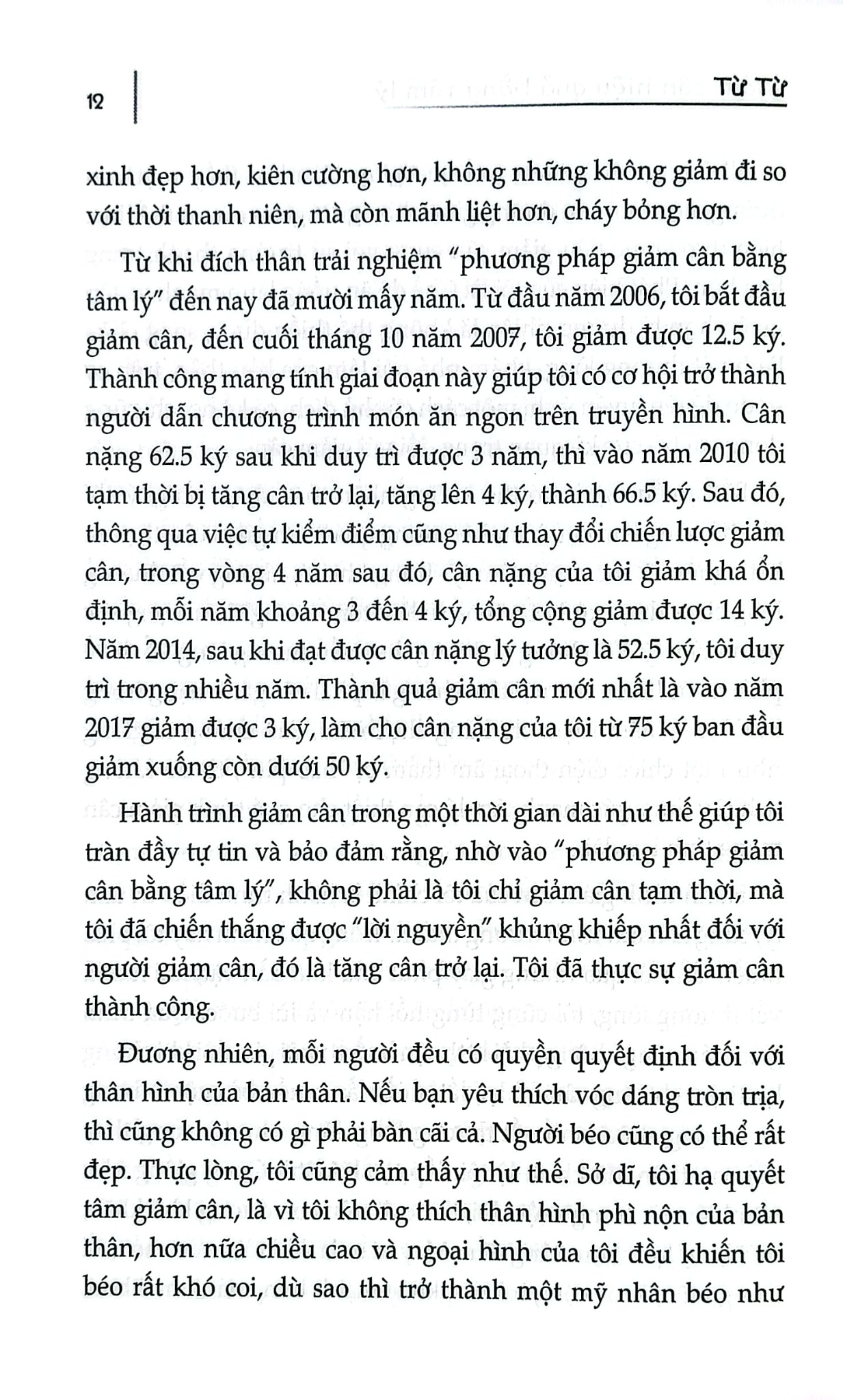 Giảm Cân Hiệu Quả Bằng Tâm Lý - Từ Từ