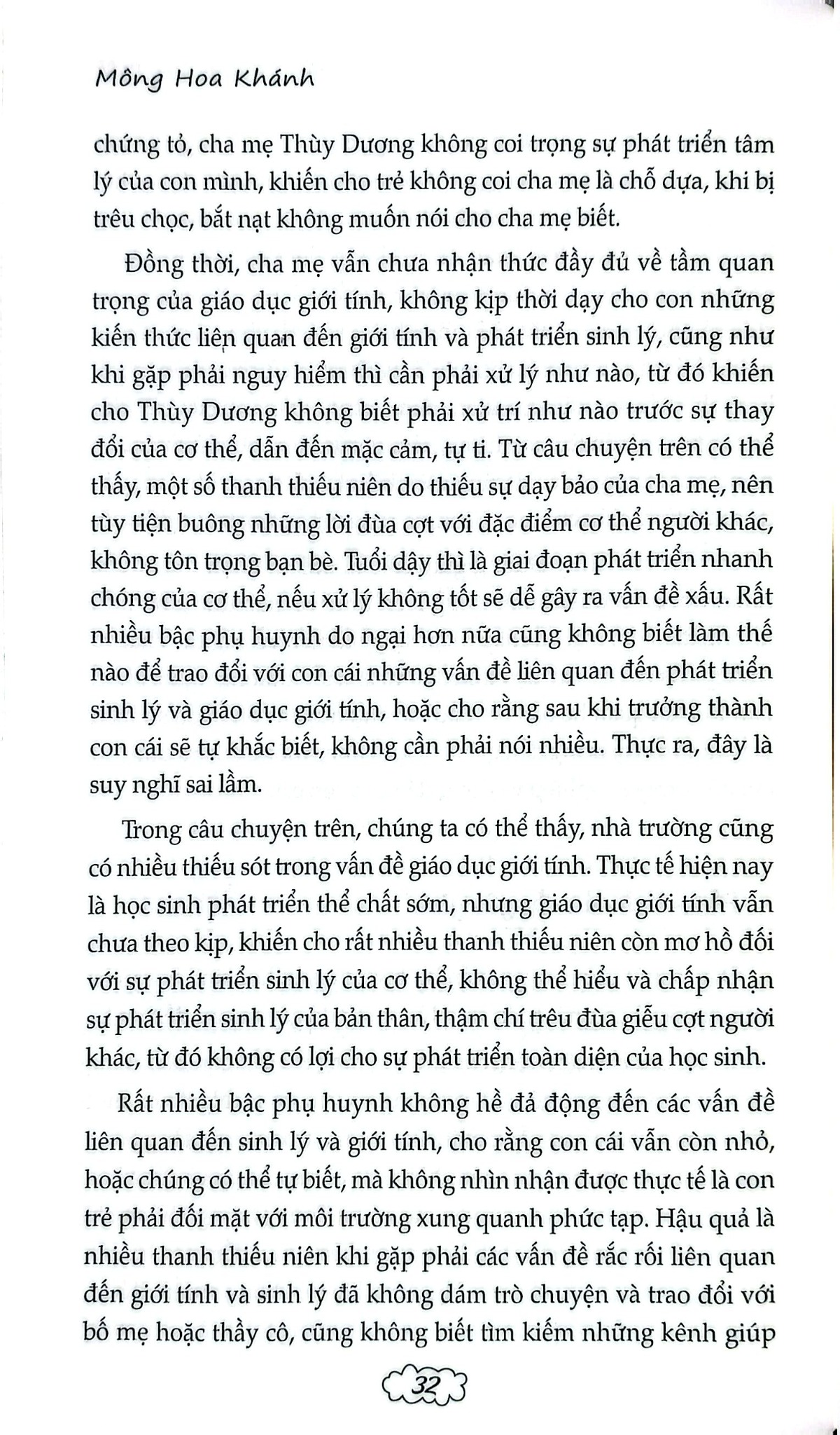 Những Phân Tích Và Lời Khuyên Của Các Chuyên Gia - Tâm Lý Tuổi Vị Thành Niên - Mông Hoa Khánh; 
Trần Giang Sơn