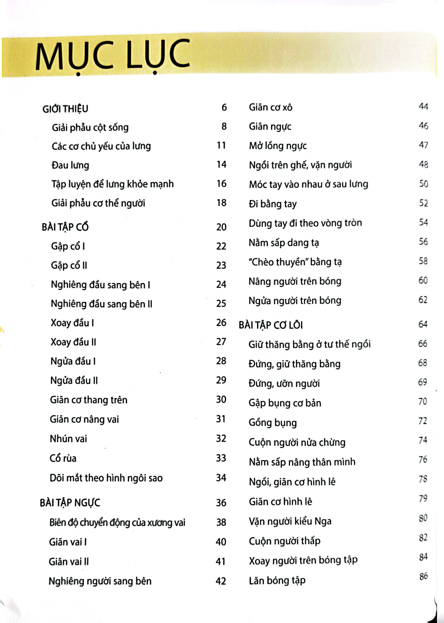 Cổ, Vai, Lưng Khỏe Mạnh Với Bài Tập Cơ Bản (Sách Ảnh; In Màu) - Philip Striano