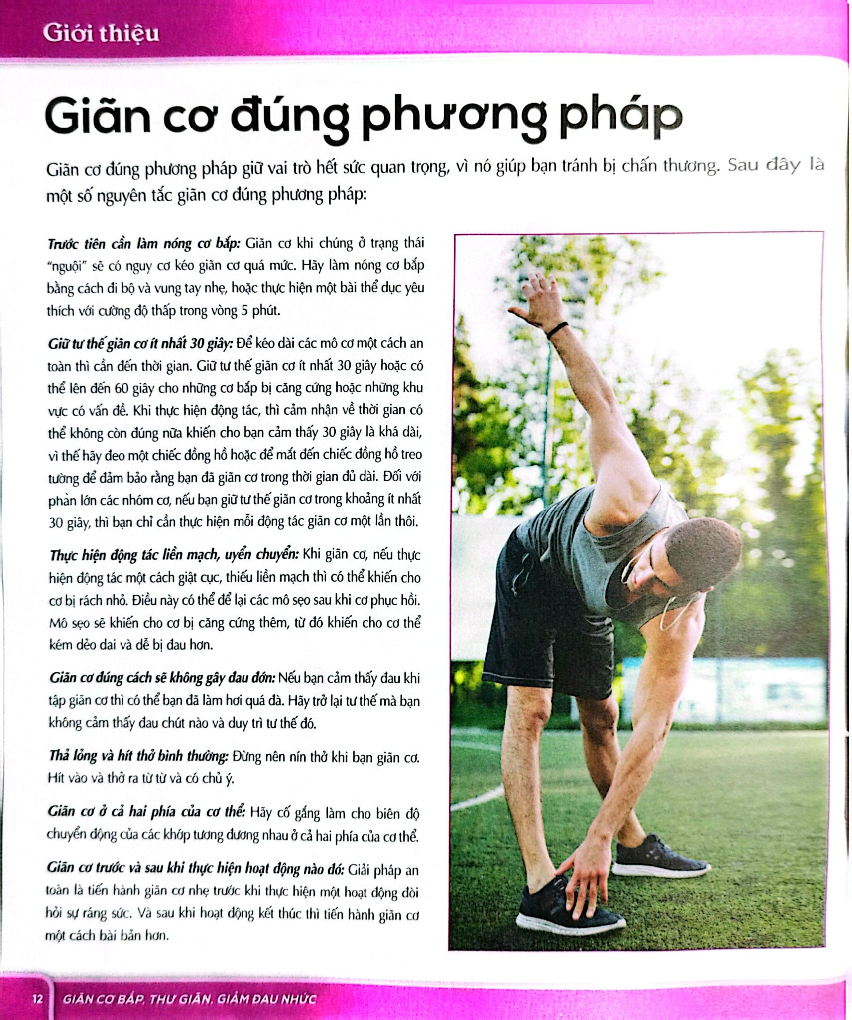Giãn Cơ Bắp, Thư Giãn, Giảm Đau Nhức (Sách Ảnh; In Màu) - Sophie Cornish-Keefe