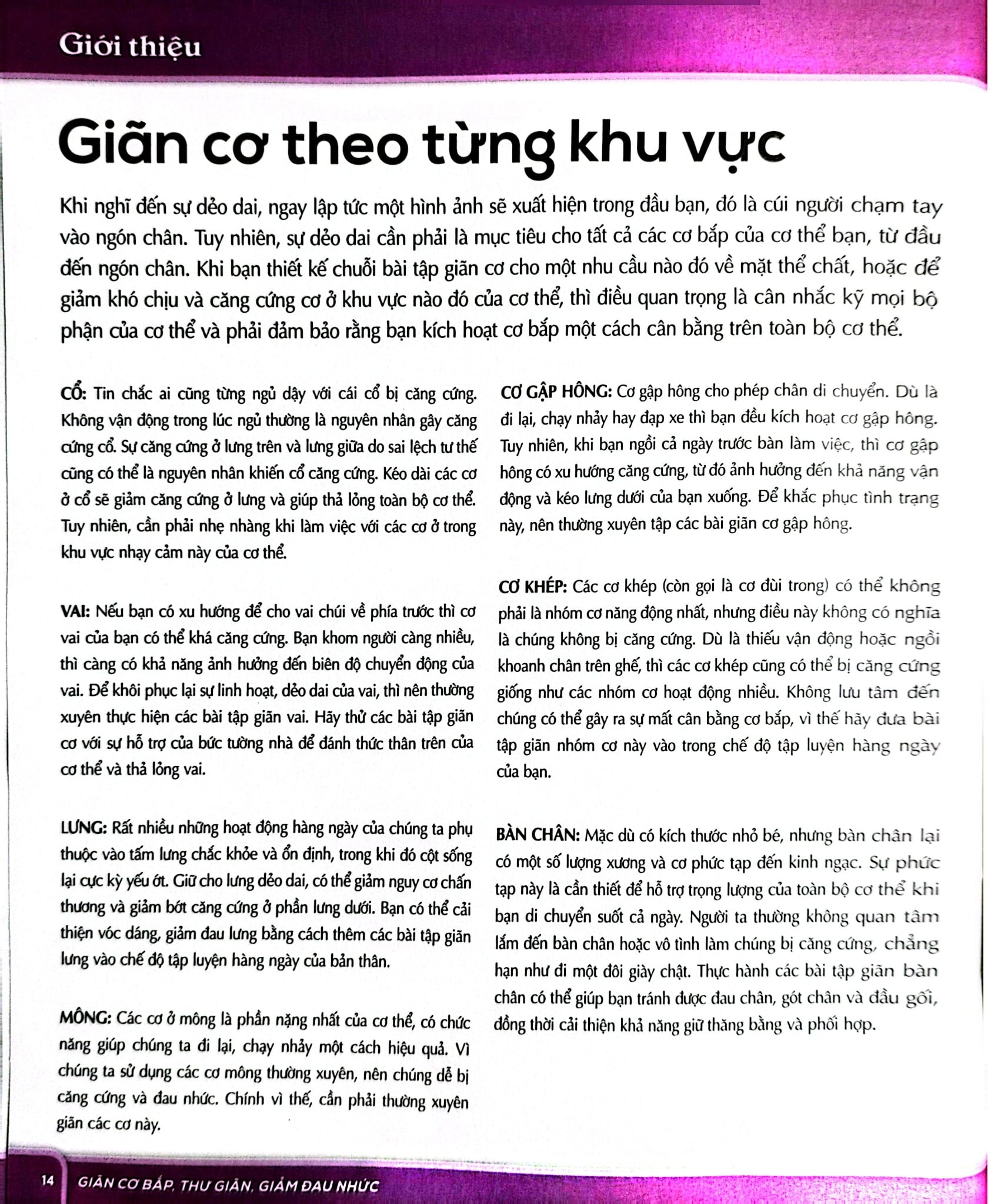 Giãn Cơ Bắp, Thư Giãn, Giảm Đau Nhức (Sách Ảnh; In Màu) - Sophie Cornish-Keefe