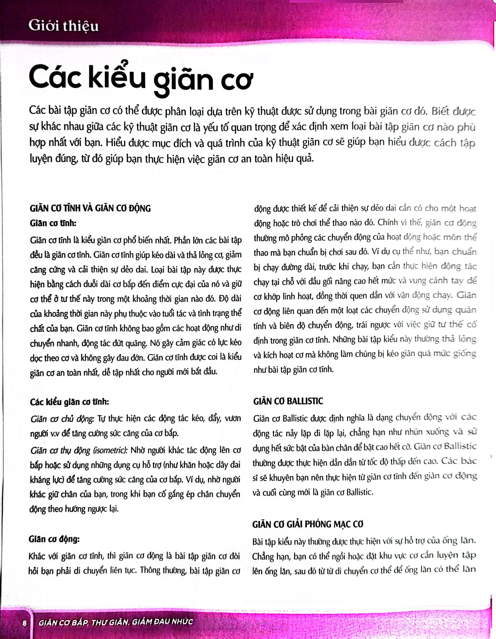 Giãn Cơ Bắp, Thư Giãn, Giảm Đau Nhức (Sách Ảnh; In Màu) - Sophie Cornish-Keefe