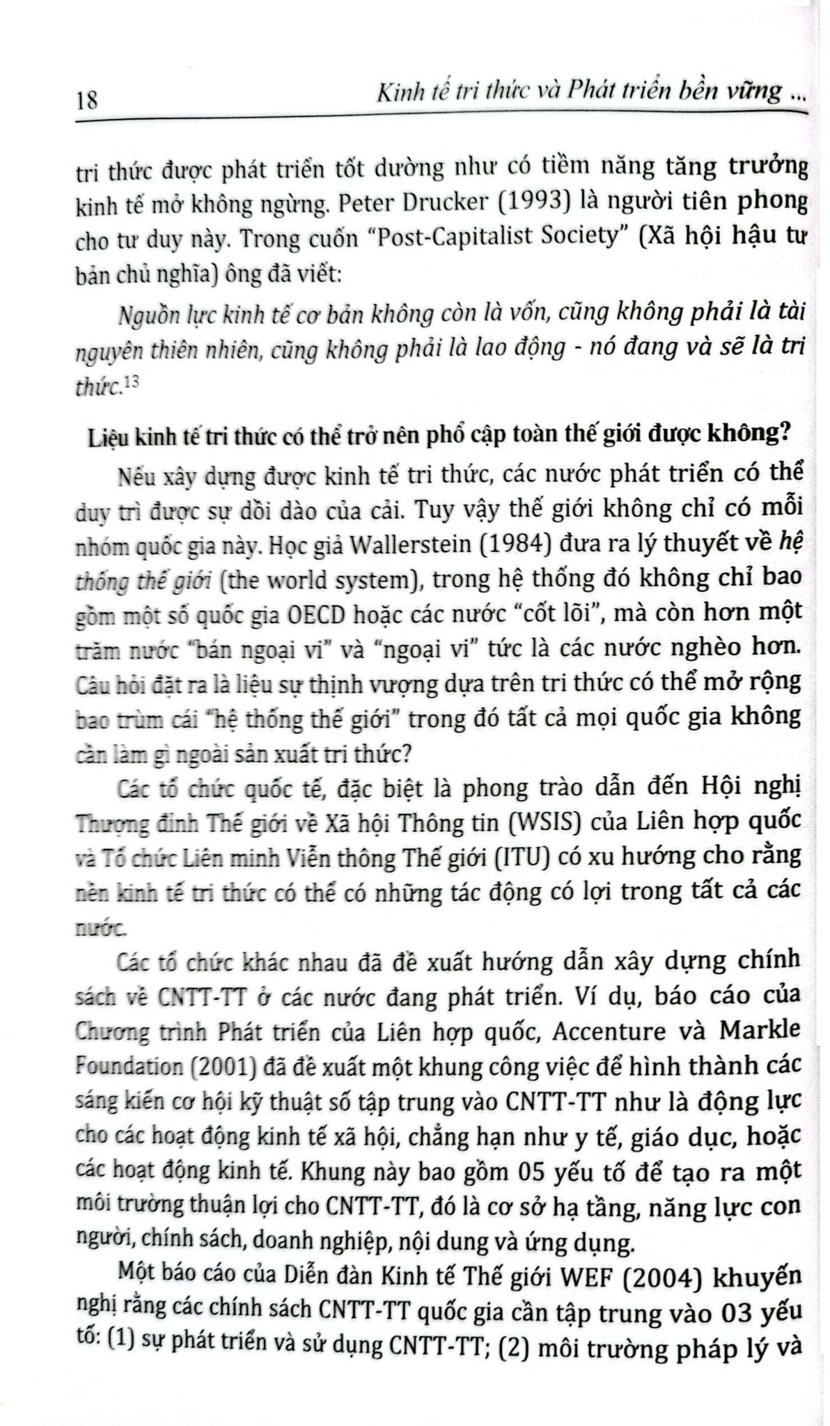 Kinh Tế Tri Thức Và Phát Triển Bễn Vững - Nguyễn Thanh Tuyên