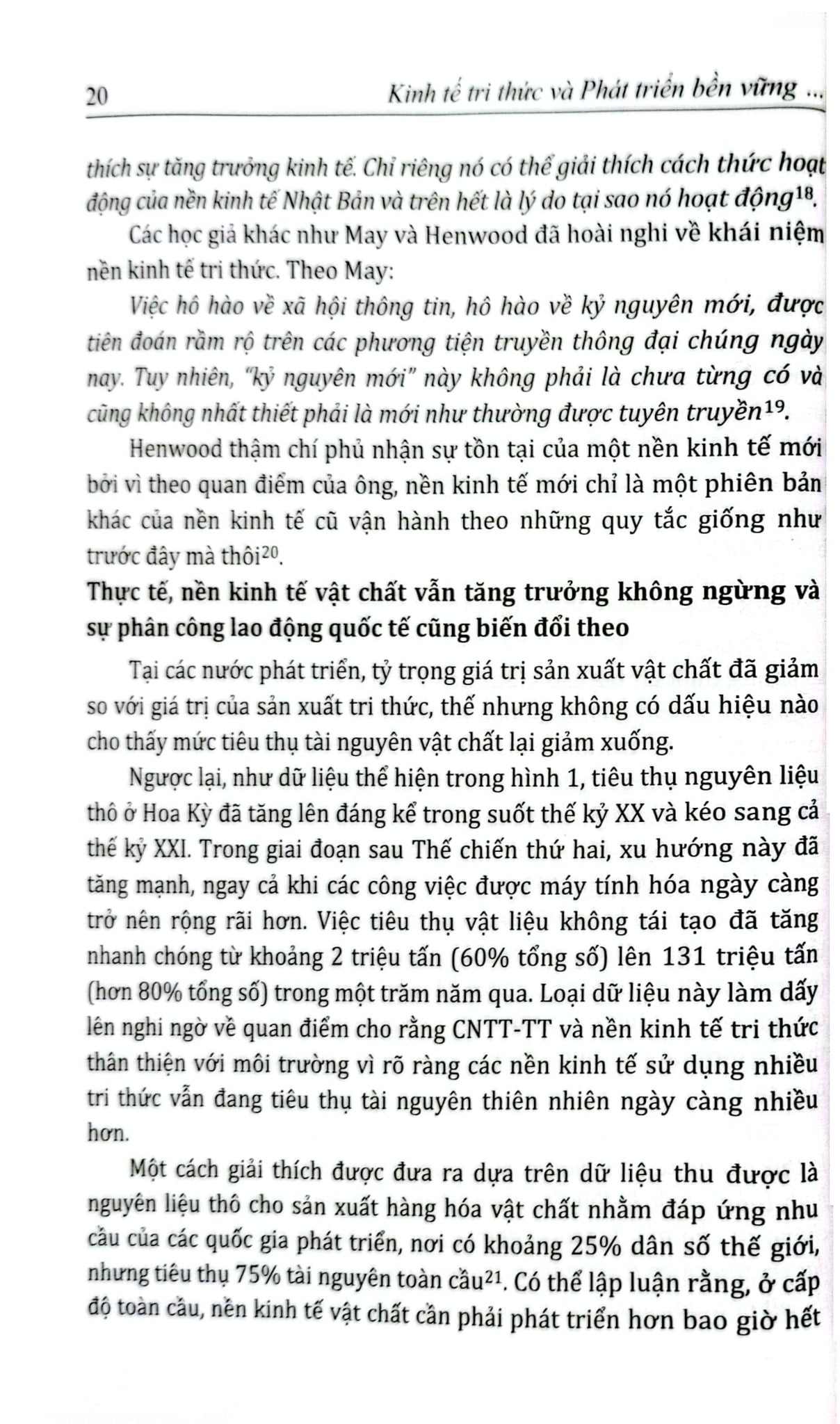 Kinh Tế Tri Thức Và Phát Triển Bễn Vững - Nguyễn Thanh Tuyên