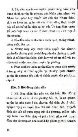  Luật Tổ Chức Chính Quyền Địa Phương Năm 2025 - Quốc hội 