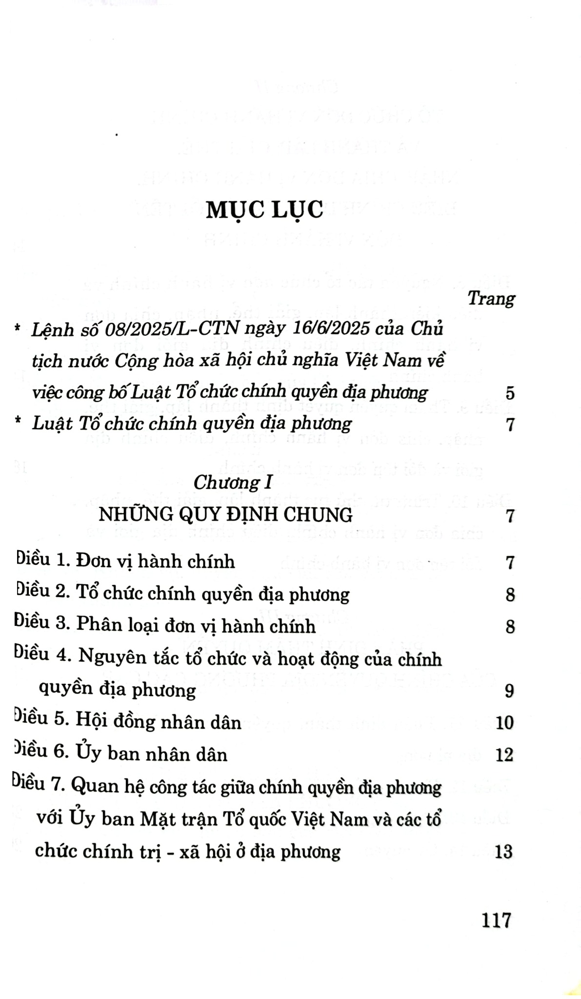 Luật Tổ Chức Chính Quyền Địa Phương Năm 2025 - Quốc hội