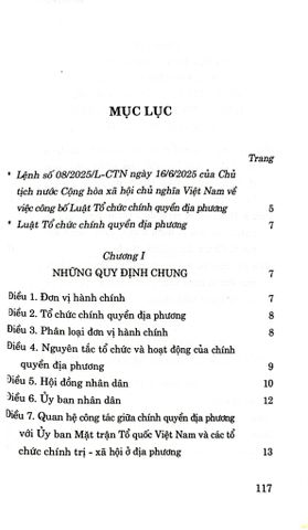  Luật Tổ Chức Chính Quyền Địa Phương Năm 2025 - Quốc hội 