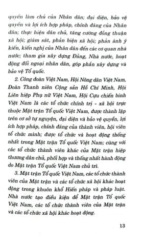  Hiến Pháp Nước Cộng Hòa Xã Hội Chủ Nghĩa Việt Nam Năm 2013 (Sửa Đổi, Bổ Sung Năm 2025) - Quốc hội 