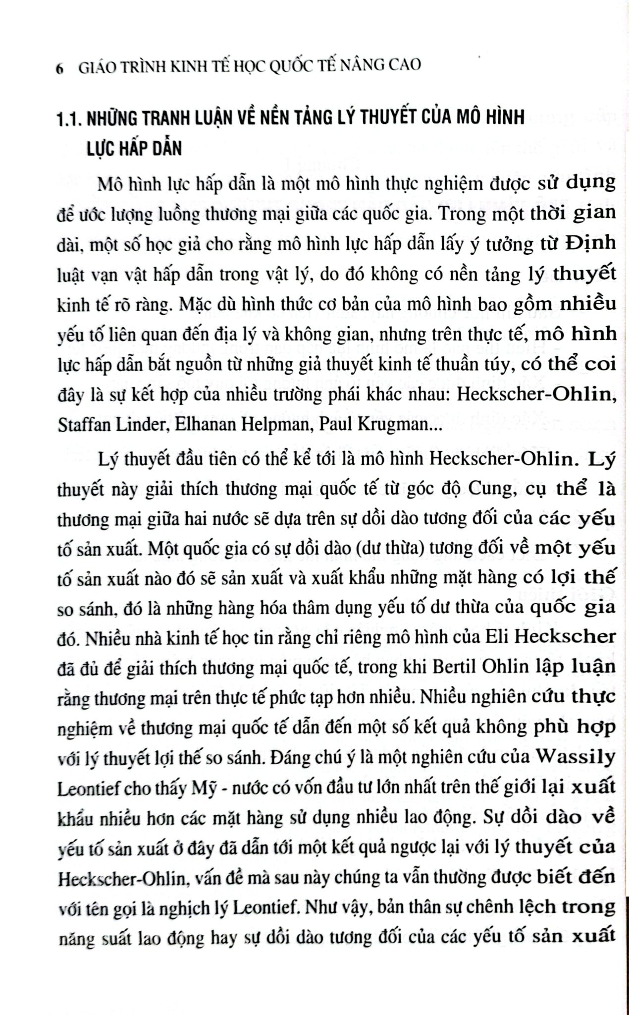 Giáo Trình Kinh Tế Học Quốc Tế Nâng Cao - PGS.TS Từ Thúy Anh (Chủ biên)