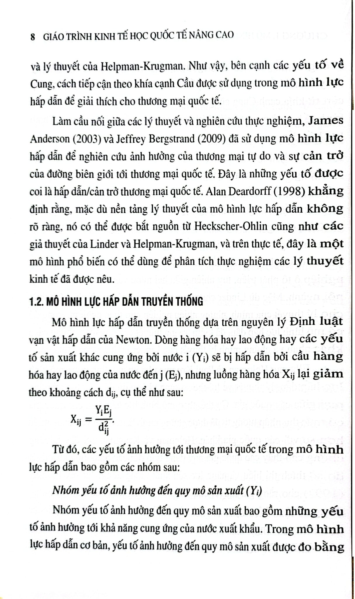 Giáo Trình Kinh Tế Học Quốc Tế Nâng Cao - PGS.TS Từ Thúy Anh (Chủ biên)