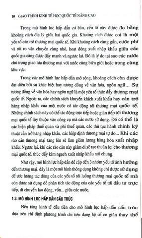  Giáo Trình Kinh Tế Học Quốc Tế Nâng Cao - PGS.TS Từ Thúy Anh (Chủ biên) 