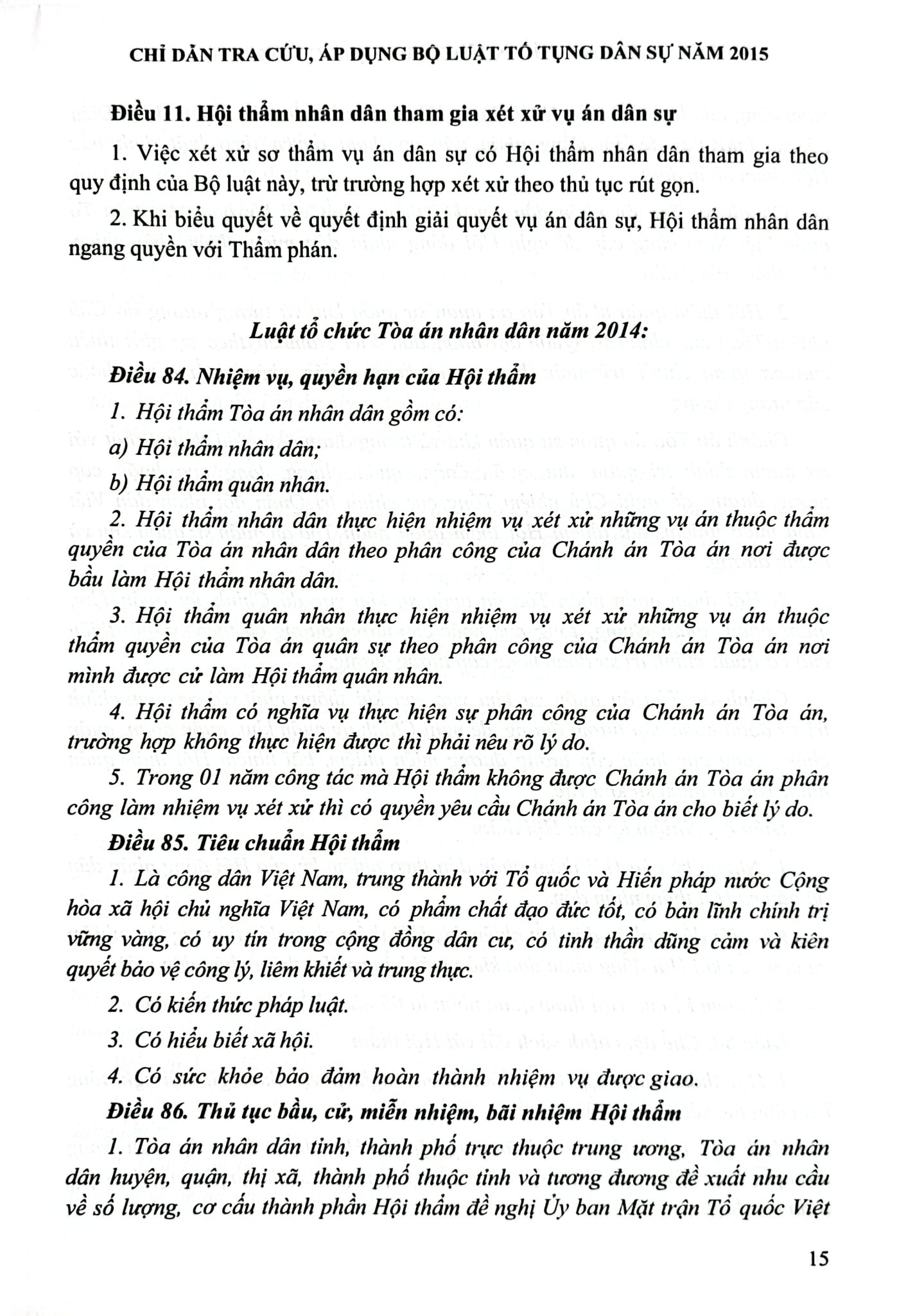 Chỉ Dẫn Tra Cứu, Áp Dụng Bộ Luật Tố Tụng Dân Sự Năm 2015 ( Tái Bản Lần Thứ Nhất, Có Sửa Đổi, Bổ Sung) - TS. Nguyễn Thúy Hiền - ThS. Tạ Đình Tuyên