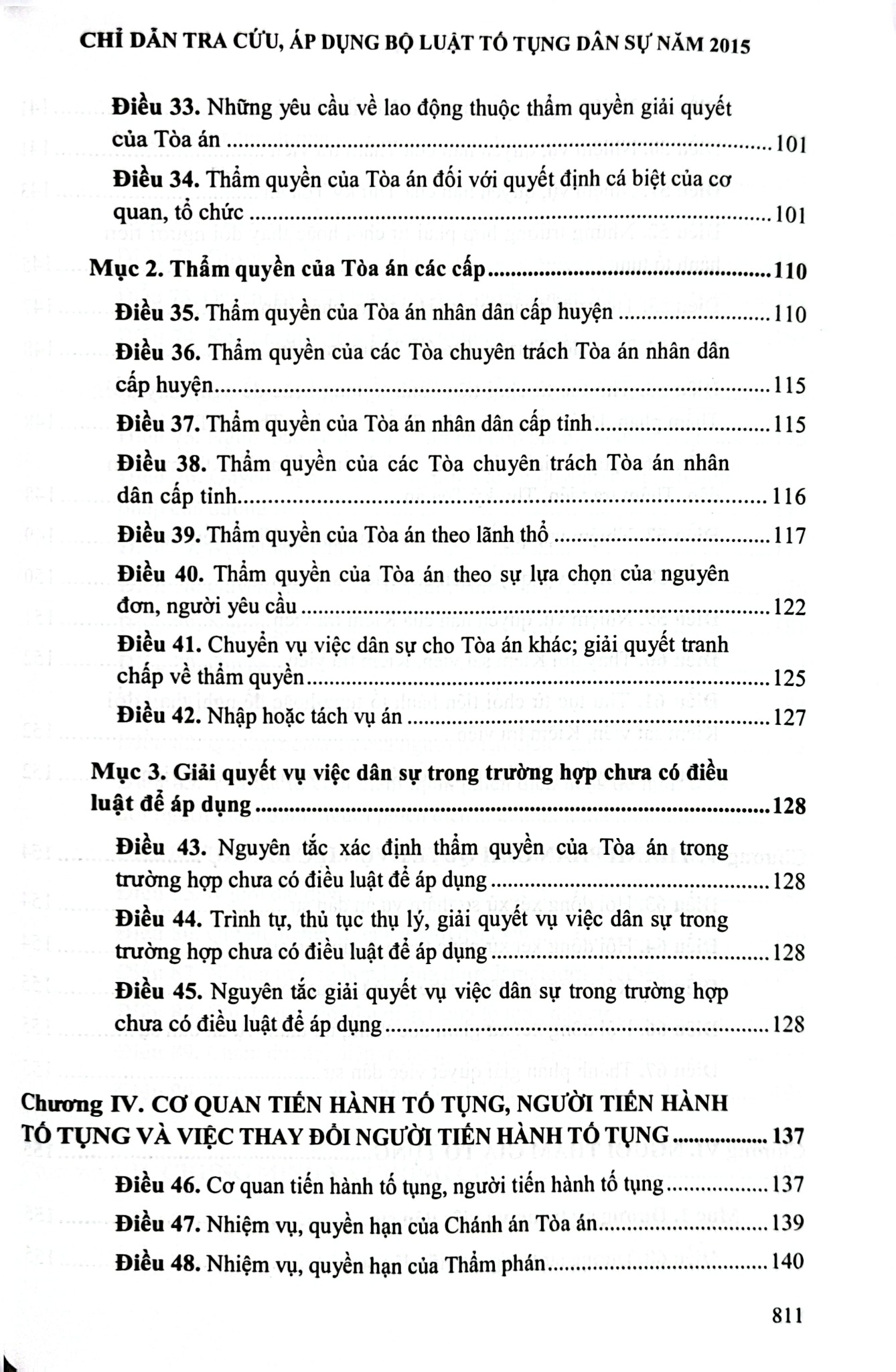 Chỉ Dẫn Tra Cứu, Áp Dụng Bộ Luật Tố Tụng Dân Sự Năm 2015 ( Tái Bản Lần Thứ Nhất, Có Sửa Đổi, Bổ Sung) - TS. Nguyễn Thúy Hiền - ThS. Tạ Đình Tuyên