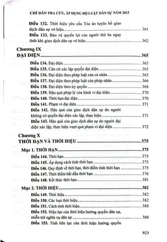  Chỉ Dẫn Tra Cứu, Áp Dụng Bộ Luật Dân Sự Năm 2015 ( Tái Bản Lần Thứ Nhất, Có Sửa Đổi, Bổ Sung) - TS. Nguyễn Thúy Hiền 
- ThS. NCS.Tạ Đình Tuyên 