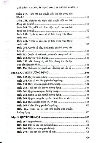  Chỉ Dẫn Tra Cứu, Áp Dụng Bộ Luật Dân Sự Năm 2015 ( Tái Bản Lần Thứ Nhất, Có Sửa Đổi, Bổ Sung) - TS. Nguyễn Thúy Hiền 
- ThS. NCS.Tạ Đình Tuyên 