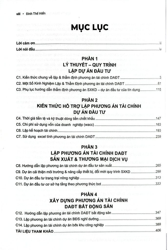  Lập Và Thẩm Định Dự Án Đầu Tư - TS. Đinh Thế Hiển ( Chủ Biên ) 