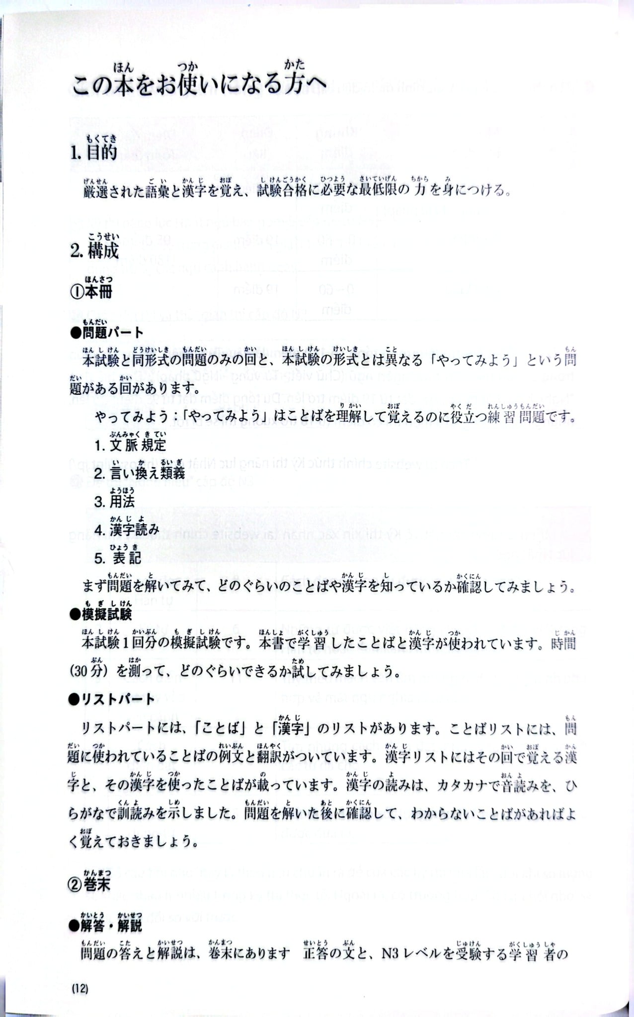 Kỳ Thi Năng Lực Nhật Ngữ - Jlpt N3 Point & Practice - Chữ Viết-Từ Vựng - Honda Yukari, Maebo Kanako, Sugawara Yuko, Seki Yuko