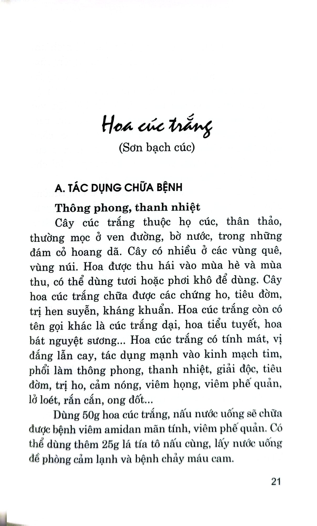 Hoa Với Chức Năng Ẩm Thực Và Chữa Bệnh - Nguyễn Bá Cao