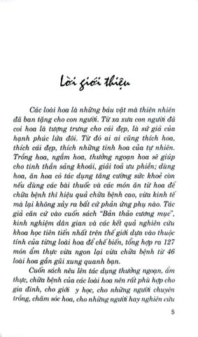  Hoa Với Chức Năng Ẩm Thực Và Chữa Bệnh - Nguyễn Bá Cao 