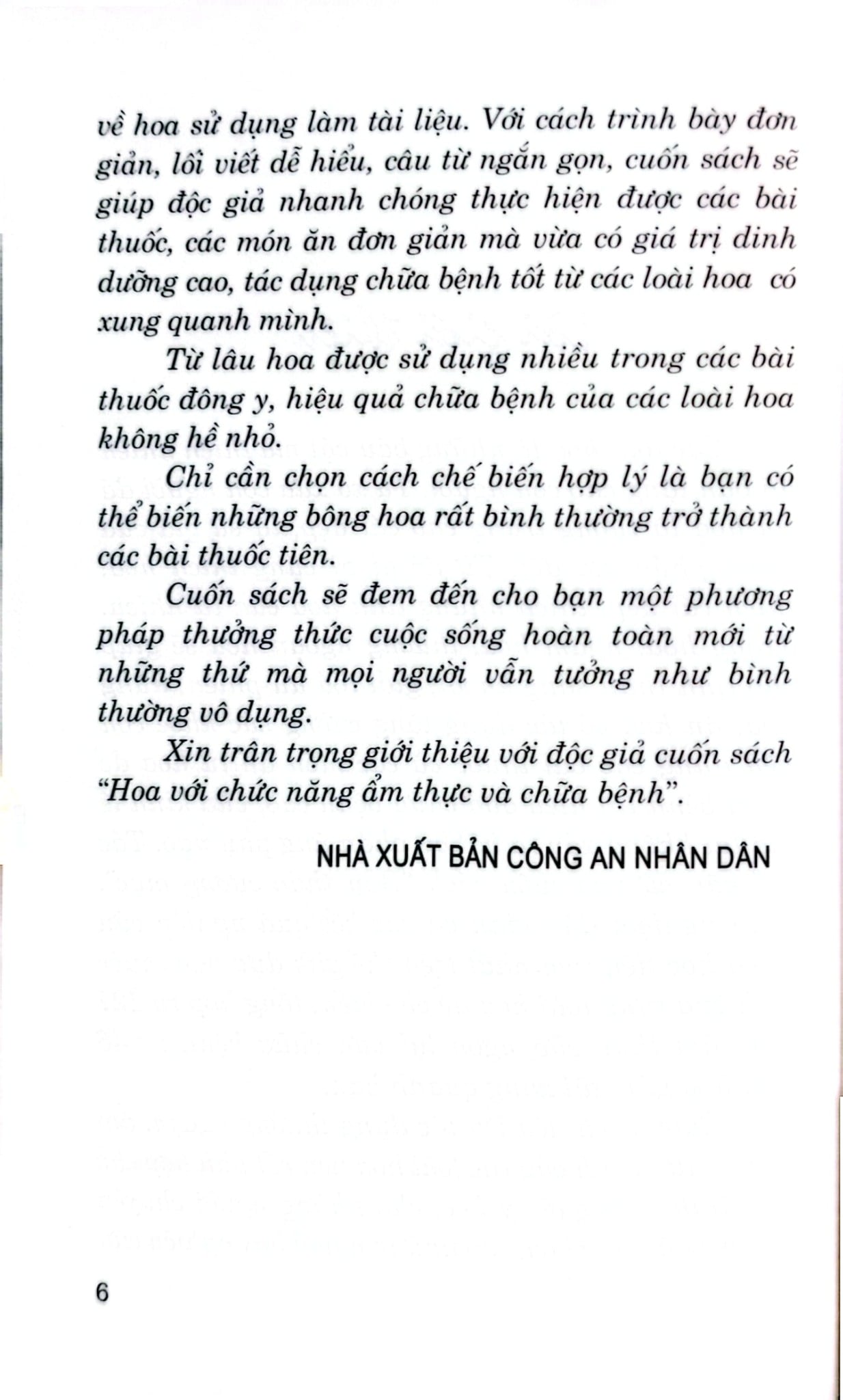 Hoa Với Chức Năng Ẩm Thực Và Chữa Bệnh - Nguyễn Bá Cao