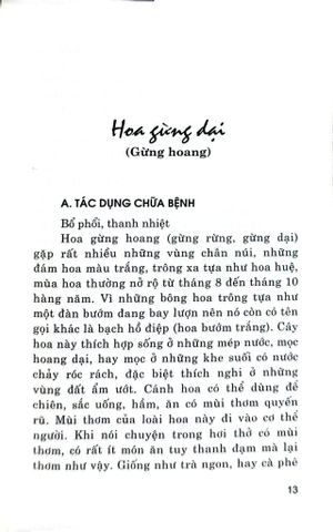  Hoa Với Chức Năng Ẩm Thực Và Chữa Bệnh - Nguyễn Bá Cao 